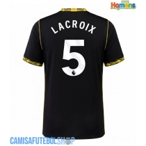 Camisa de time de futebol Chelsea Maxence Lacroix #5 Replicas 2º Equipamento 2026-27 Manga Curta